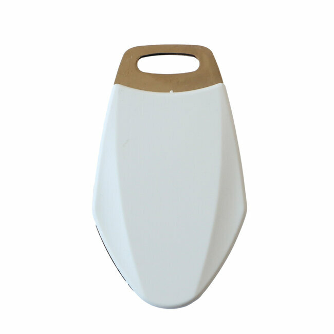 Reproduction de badge - M&eacute;tal (Blanc)