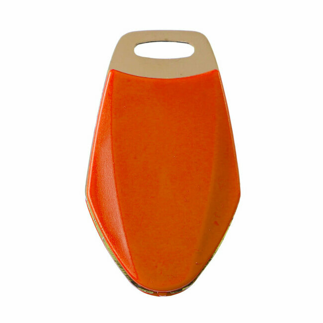 Reproduction de badge - M&eacute;tal (Orange)