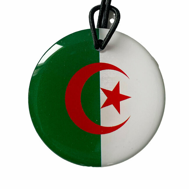 Reproduction de badge - Drapeau Alg&eacute;rie